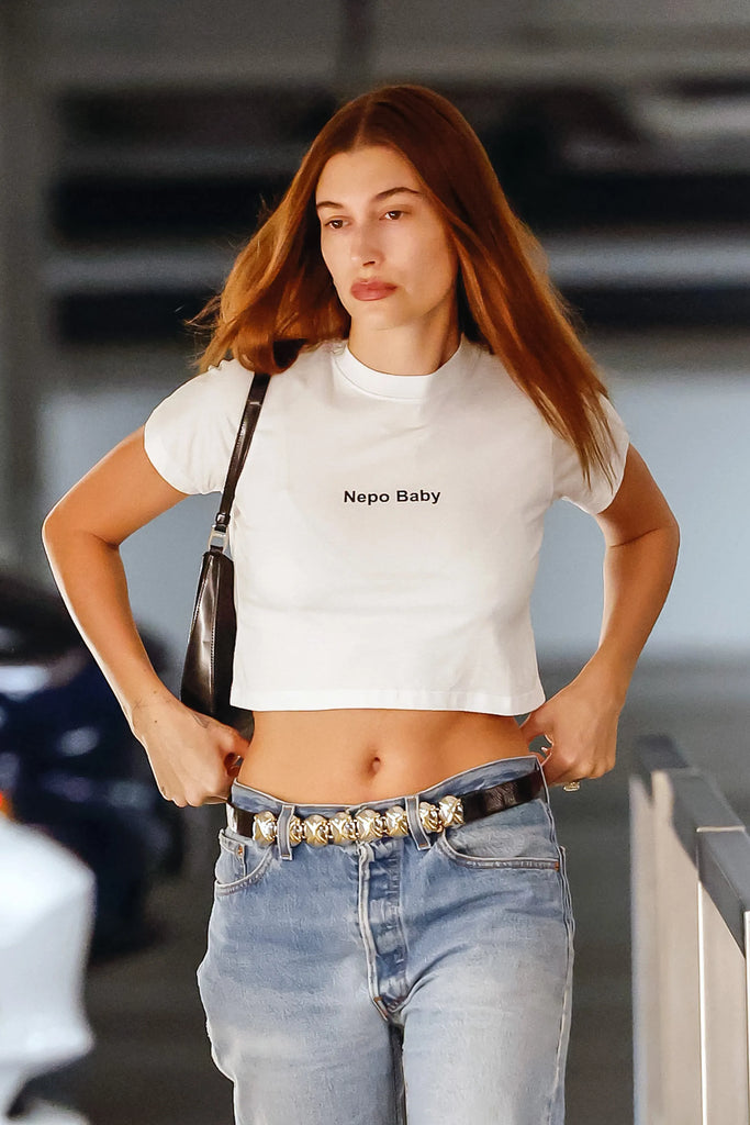 Nepo Baby Hailey Bieber Baby T-Shirt
