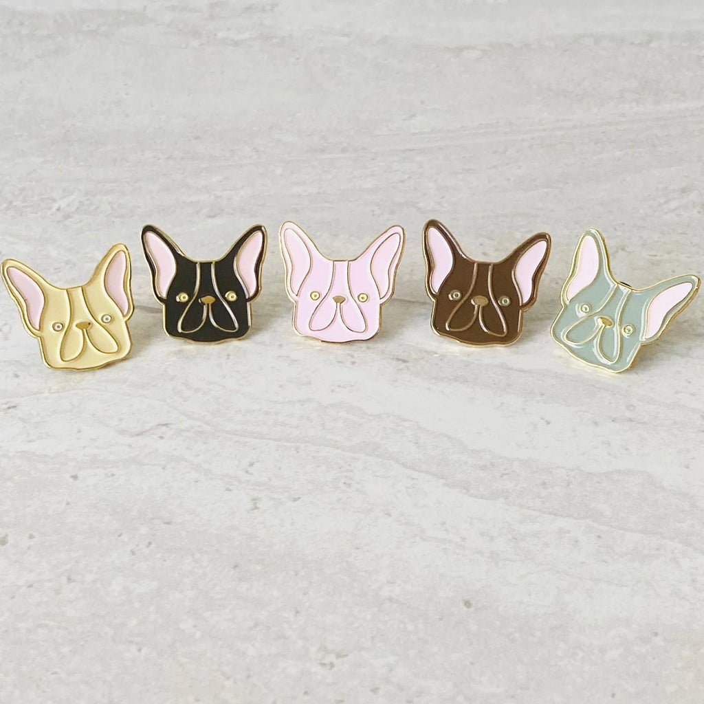 French Bulldog Enamel Pins