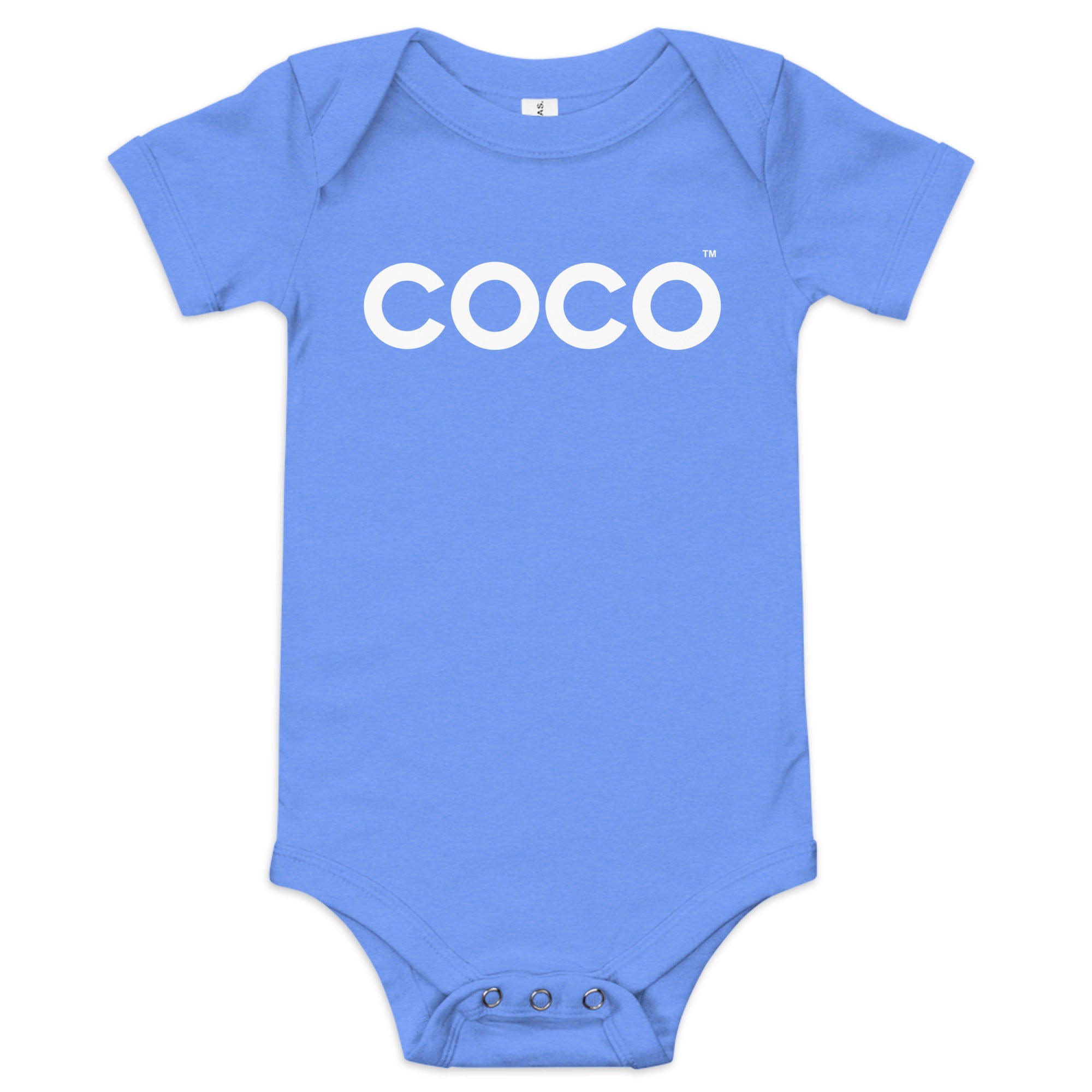 blue yoga alo coco chanel baby onesie