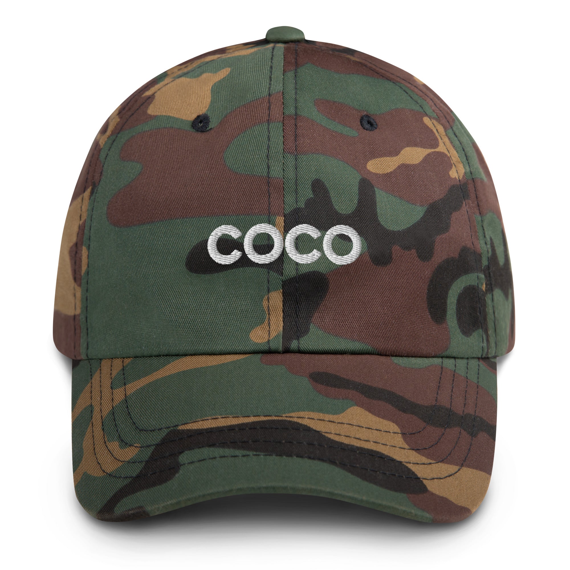 chanel camo hat