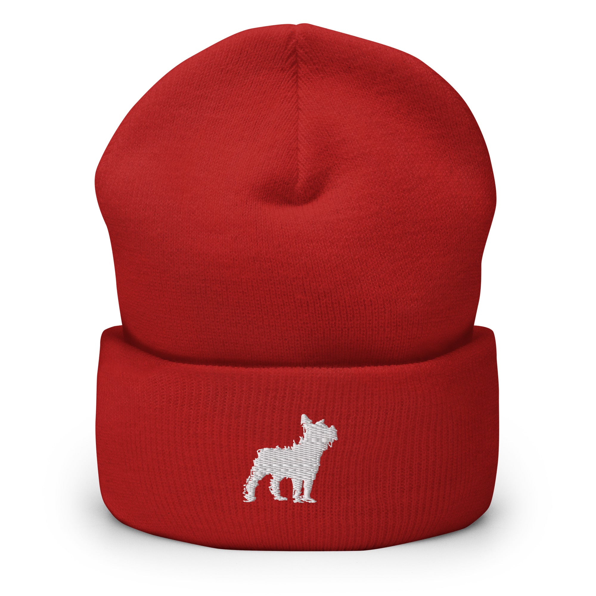 French Bulldog Cuffed Beanie