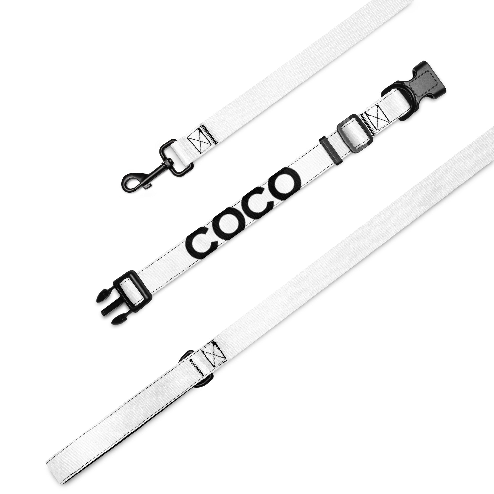 chanel dog collar leash