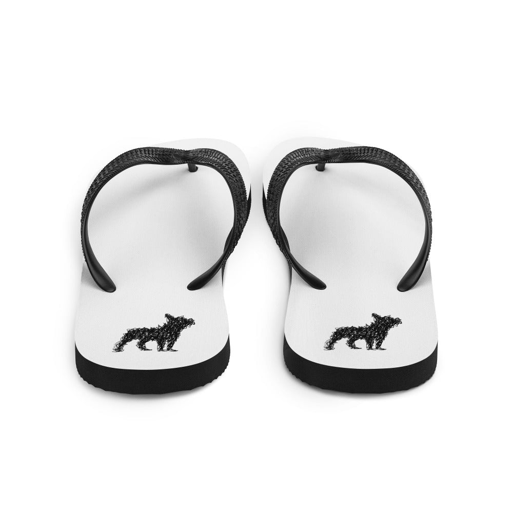 French Bulldog Flip-Flops
