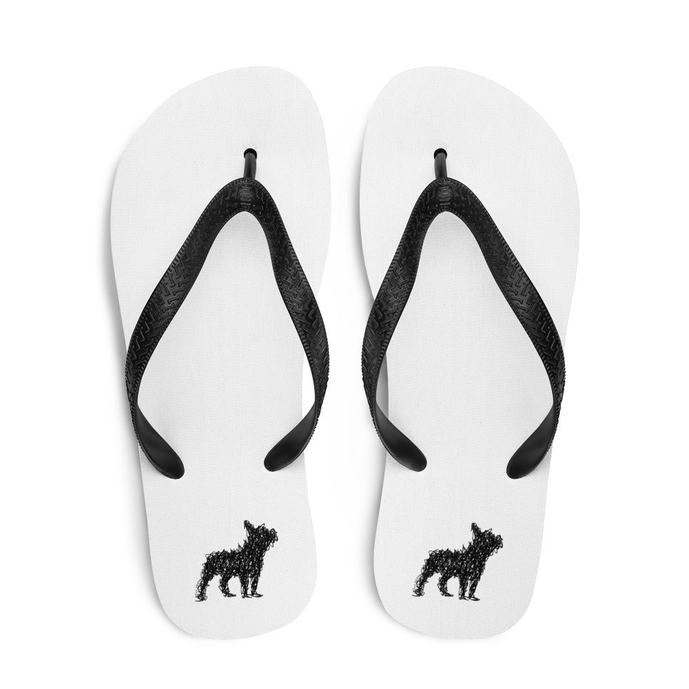 French Bulldog Flip-Flops