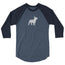 3/4 Sleeve Raglan Shirt - French Bulldog Clothes
