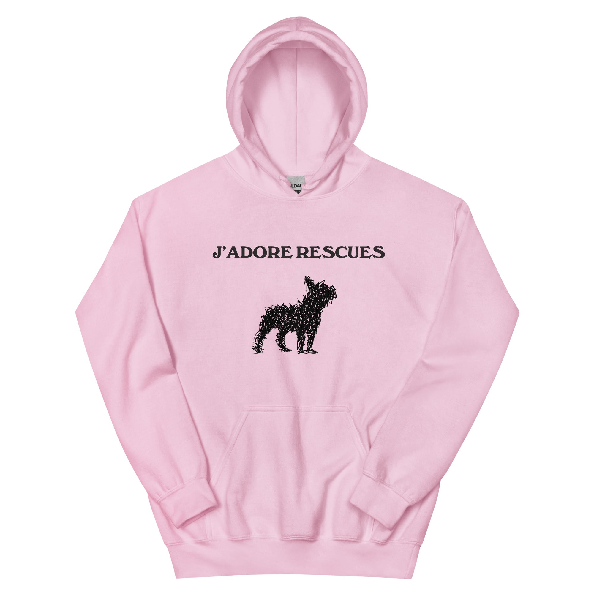J’Adore Rescues Dog Hoodie - Rescue Dog - Dog Hoodie - Donation