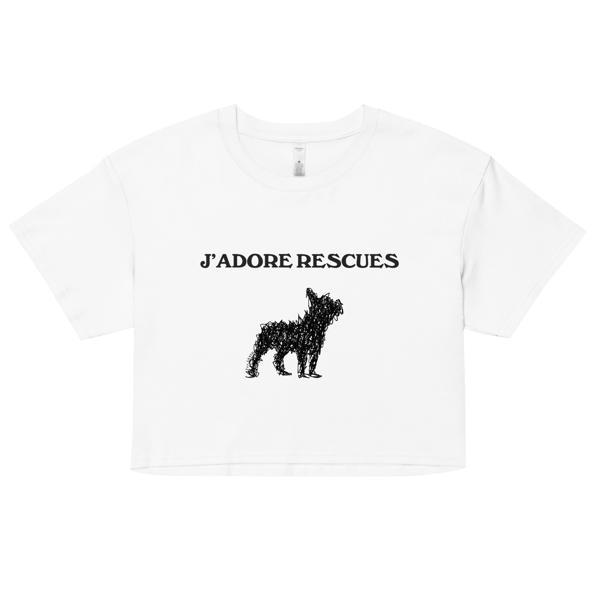 J’Adore Rescues Dog Crop Top - Dog Rescue - Donation
