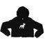 French Bulldog Crop Hoodie - Clothes