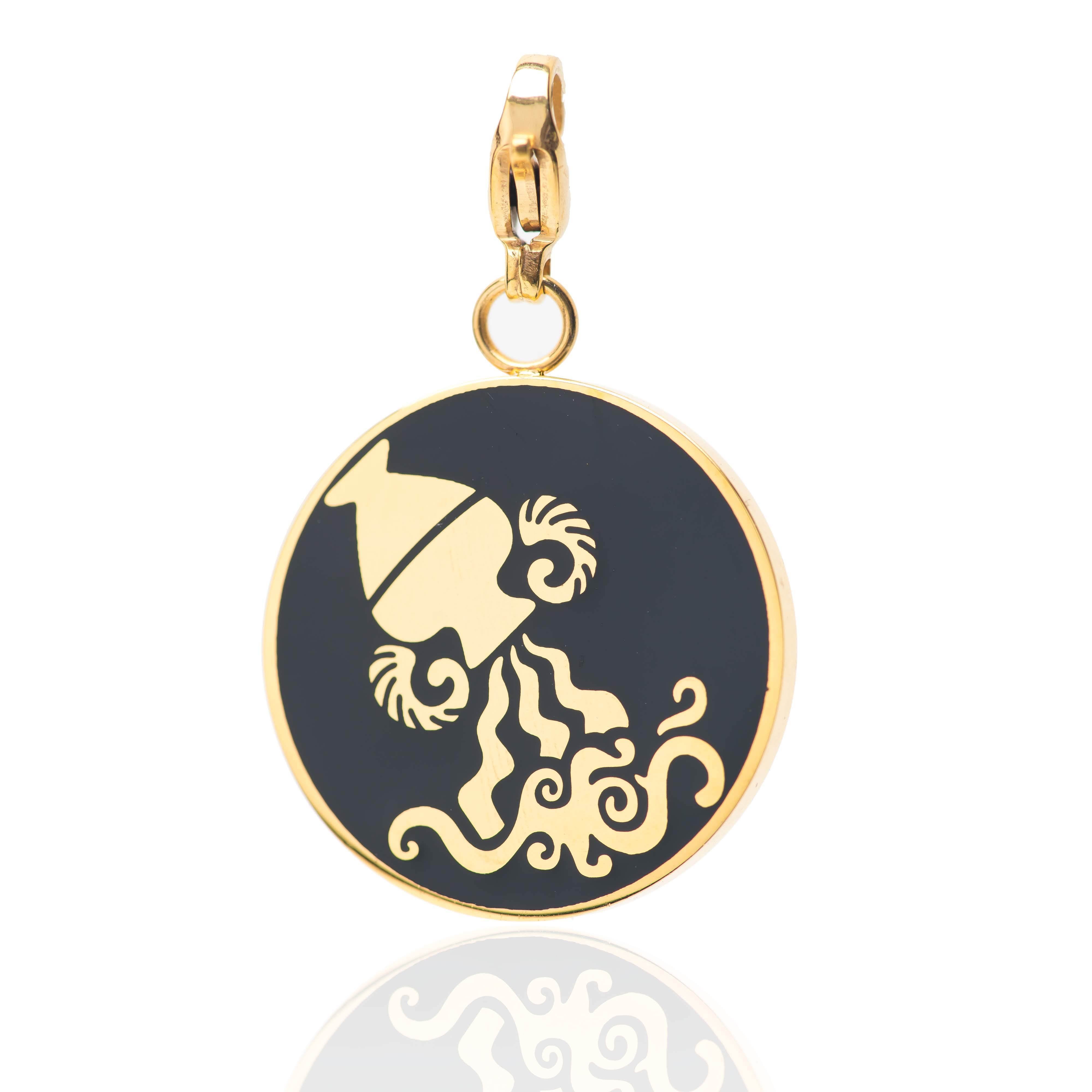 Aquarius Zodiac Sign Necklace