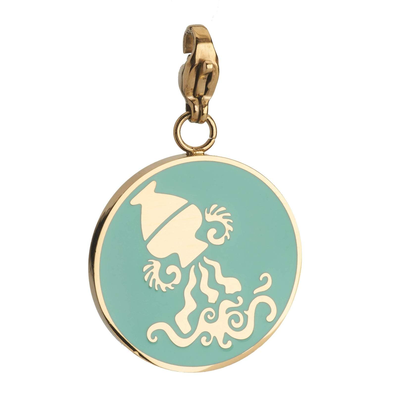 Aquarius Zodiac Sign Necklace