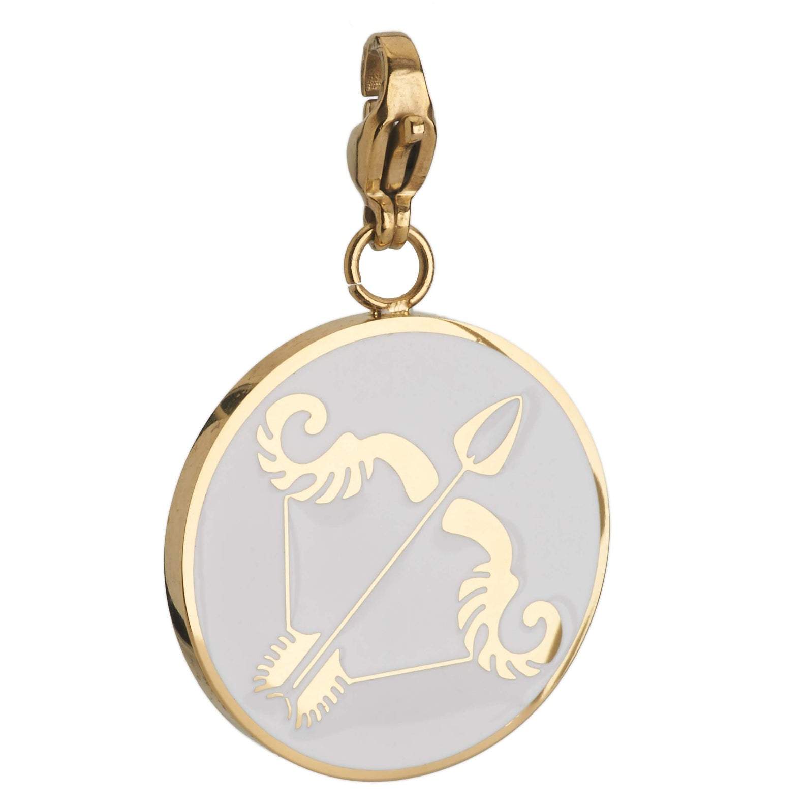 Sagittarius Zodiac Sign Medallion Necklace