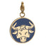 Taurus Zodiac Sign Medallion Necklace