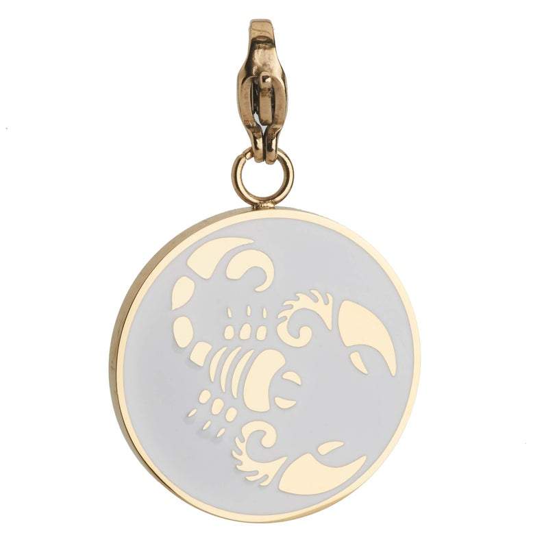 Scorpio Zodiac Sign Medallion Necklace