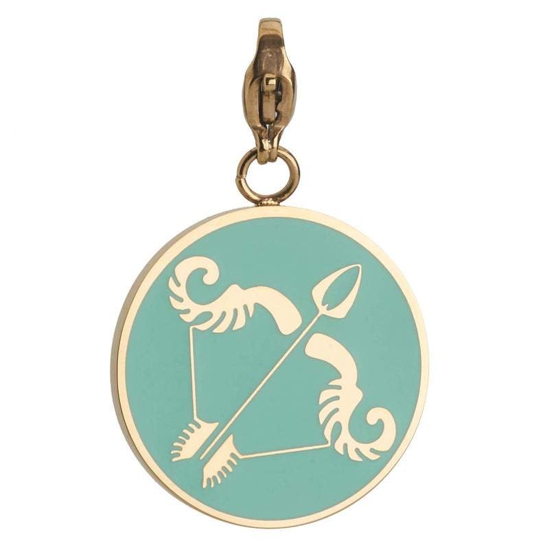 Sagittarius Zodiac Sign Medallion Necklace