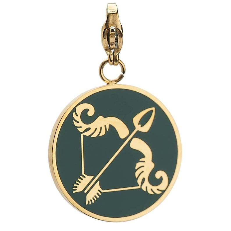 Sagittarius Zodiac Sign Medallion Necklace
