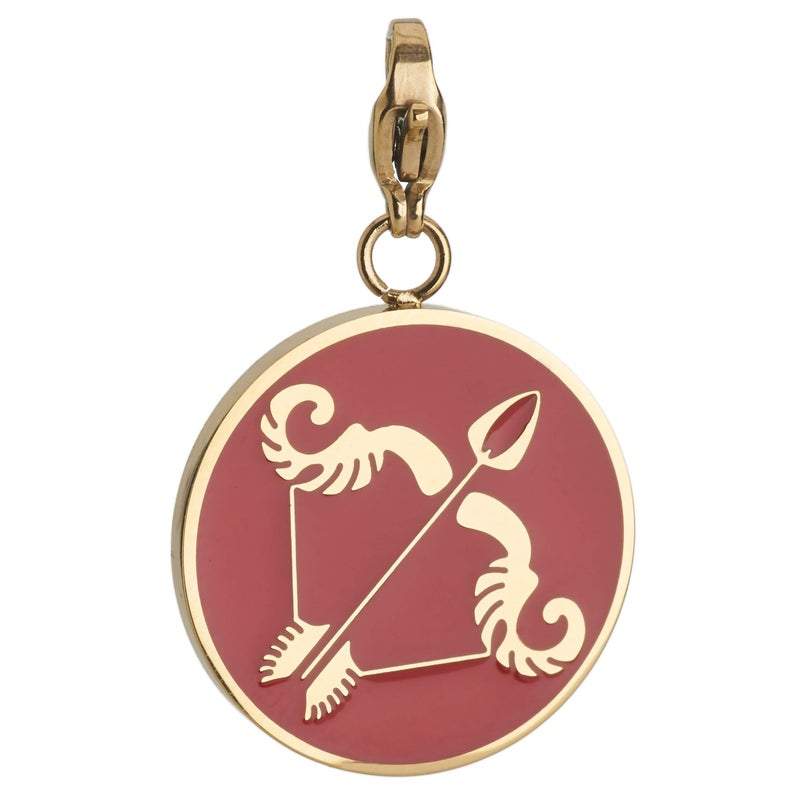 Sagittarius Zodiac Sign Medallion Necklace