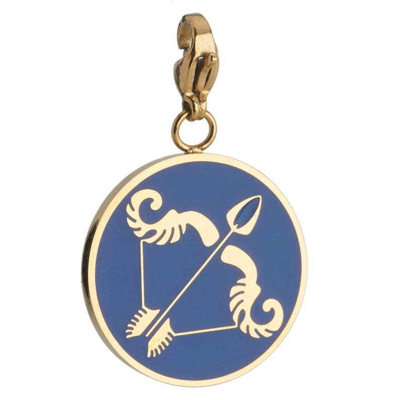 Sagittarius Zodiac Sign Medallion Necklace