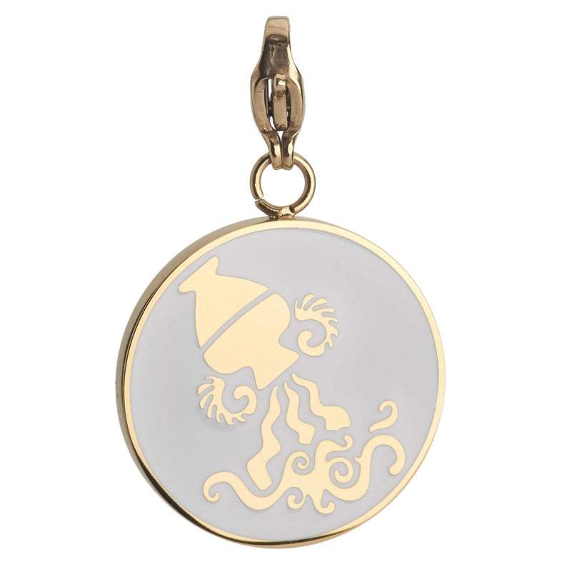 Aquarius Zodiac Sign Necklace