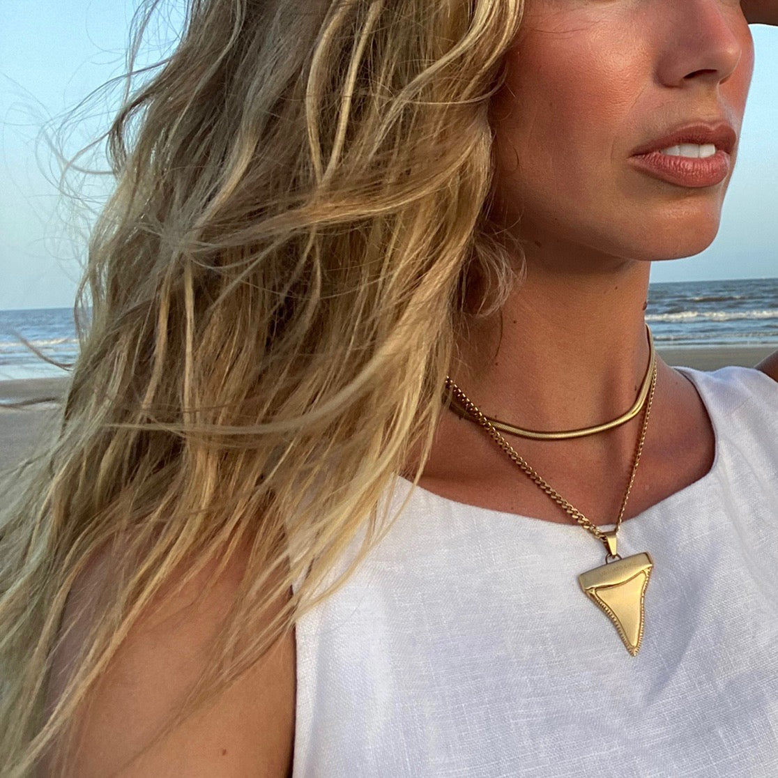 Liberato Stile's Cole Shark Tooth Necklace