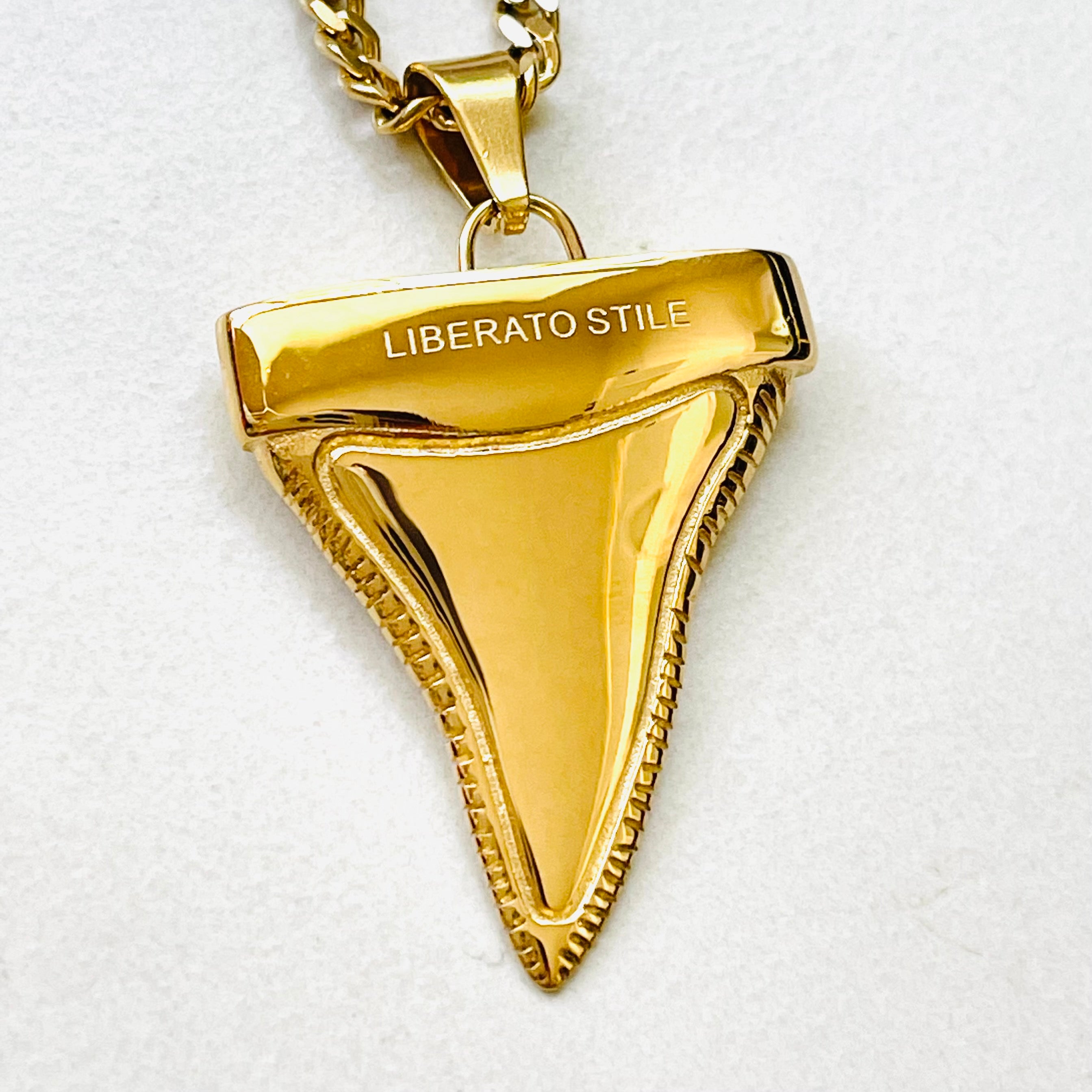 Liberato Stile's Cole Shark Tooth Necklace