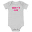 That’s Hot - Paris Hilton - Y2K Baby Short Sleeve Onesie