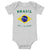 Brasil Baby Onesie - Baby Clothes