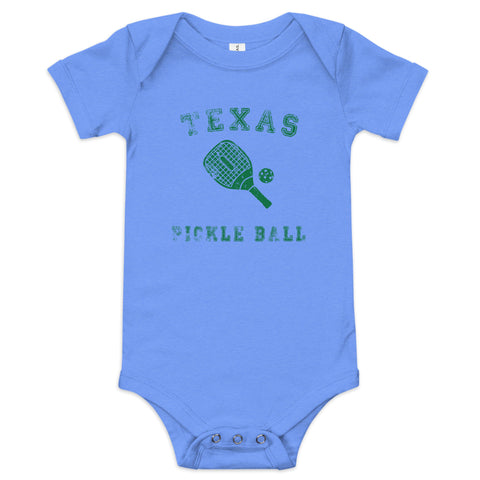 Texas Pickle Ball Baby Onesie - Baby Clothes