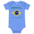 Brasil Baby Onesie - Baby Clothes