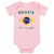 Brasil Baby Onesie - Baby Clothes