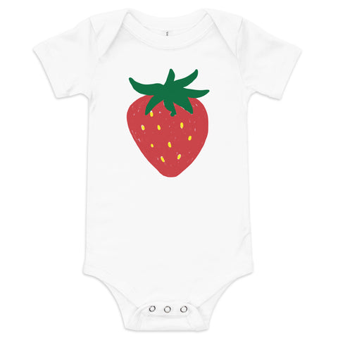 Strawberry Baby Onesie - All England - Baby Clothes