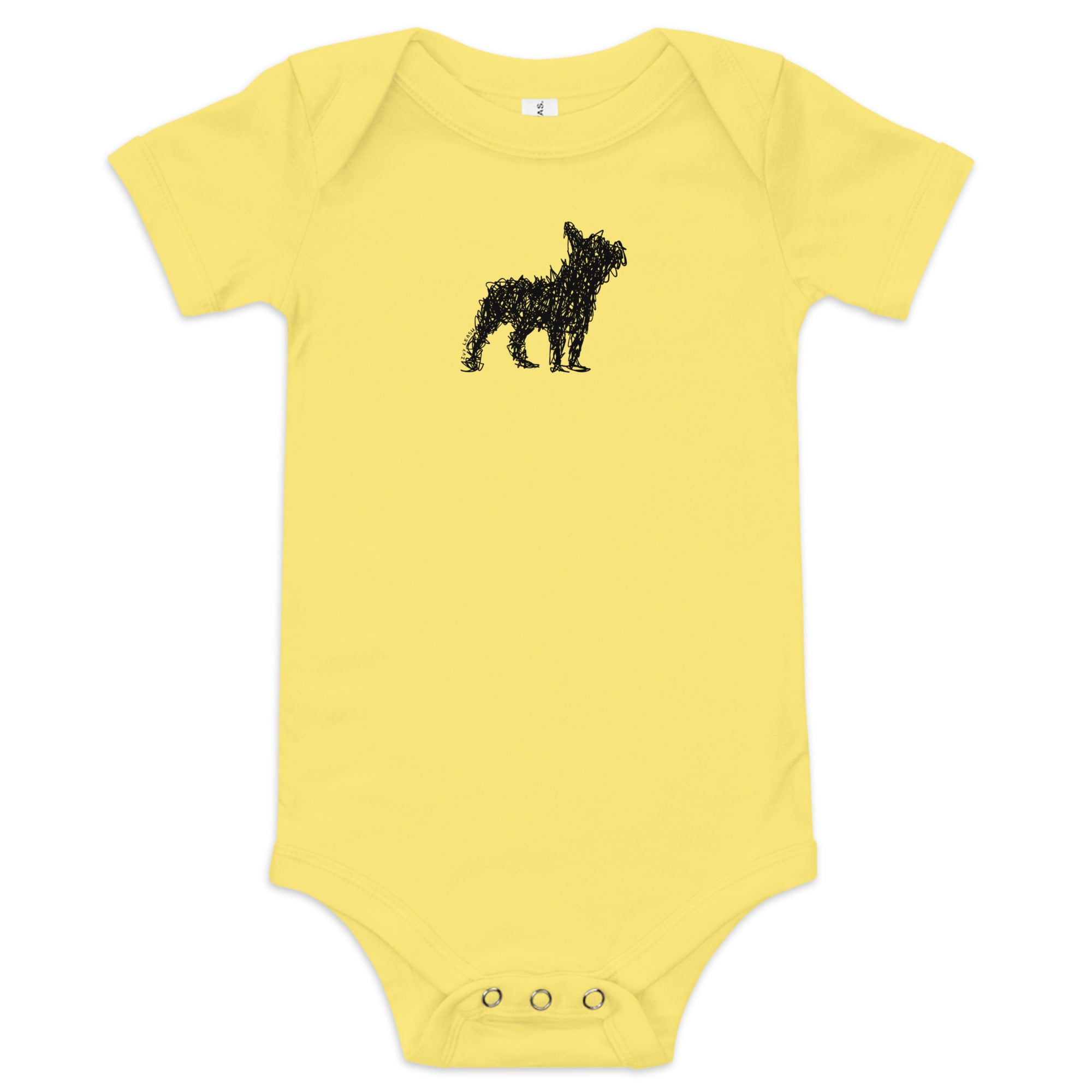 French Bulldog Baby Short Sleeve Onesies