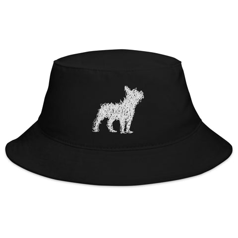 French Bulldog bucket hat
