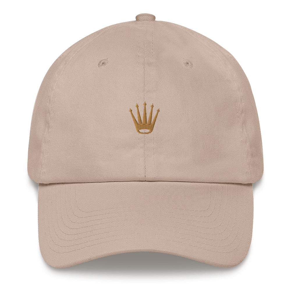 Gold Crown Dad hat