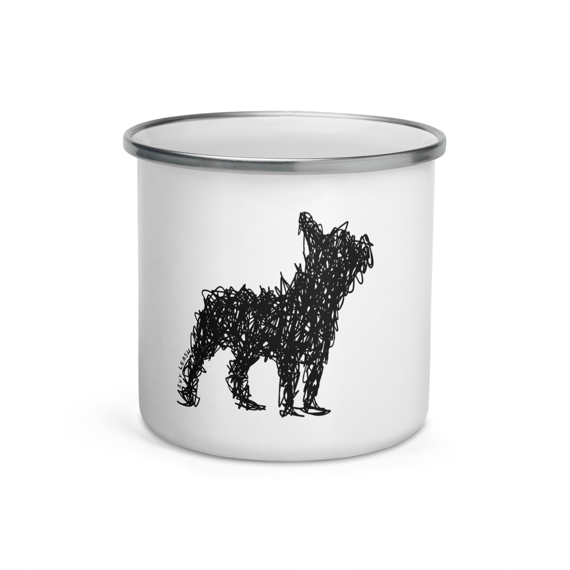 French Bulldog Enamel Mug