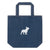 French Bulldog Organic Denim Tote Bag