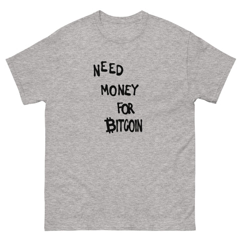 Need Money for Bitcoin Shirt