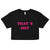 That’s Hot - Paris Hilton - Y2K Women’s Crop Top