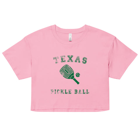 Texas Pickle Ball Women’s Crop Top