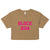 Block Him Women’s Crop Top