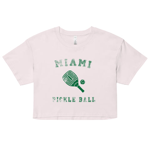 Miami Pickle Ball Women’s crop top