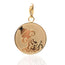 Aquarius Zodiac Sign Medallion Necklace