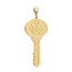 Zodiac Sign Key Pendant Necklace