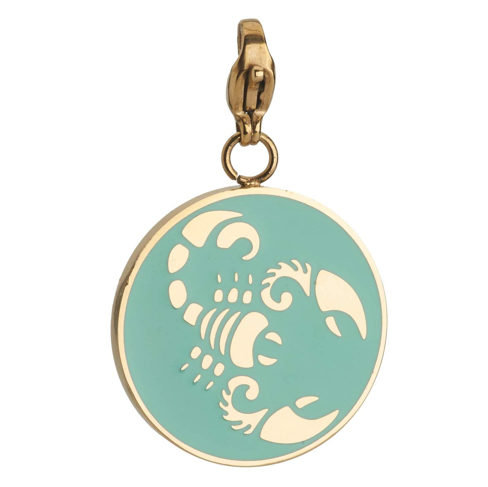 Scorpio Zodiac Sign Medallion Necklace