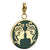 Gemini Zodiac Sign Medallion Necklace
