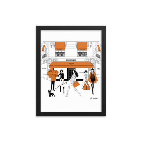 The "H" Framed poster