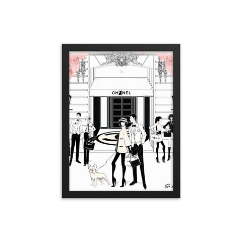 Frenchie One Framed Poster