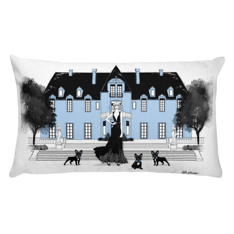 The French Chateau Pillow - French Bulldog