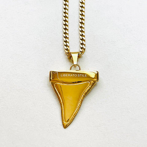Liberato Stile's Cole Shark Tooth Necklace