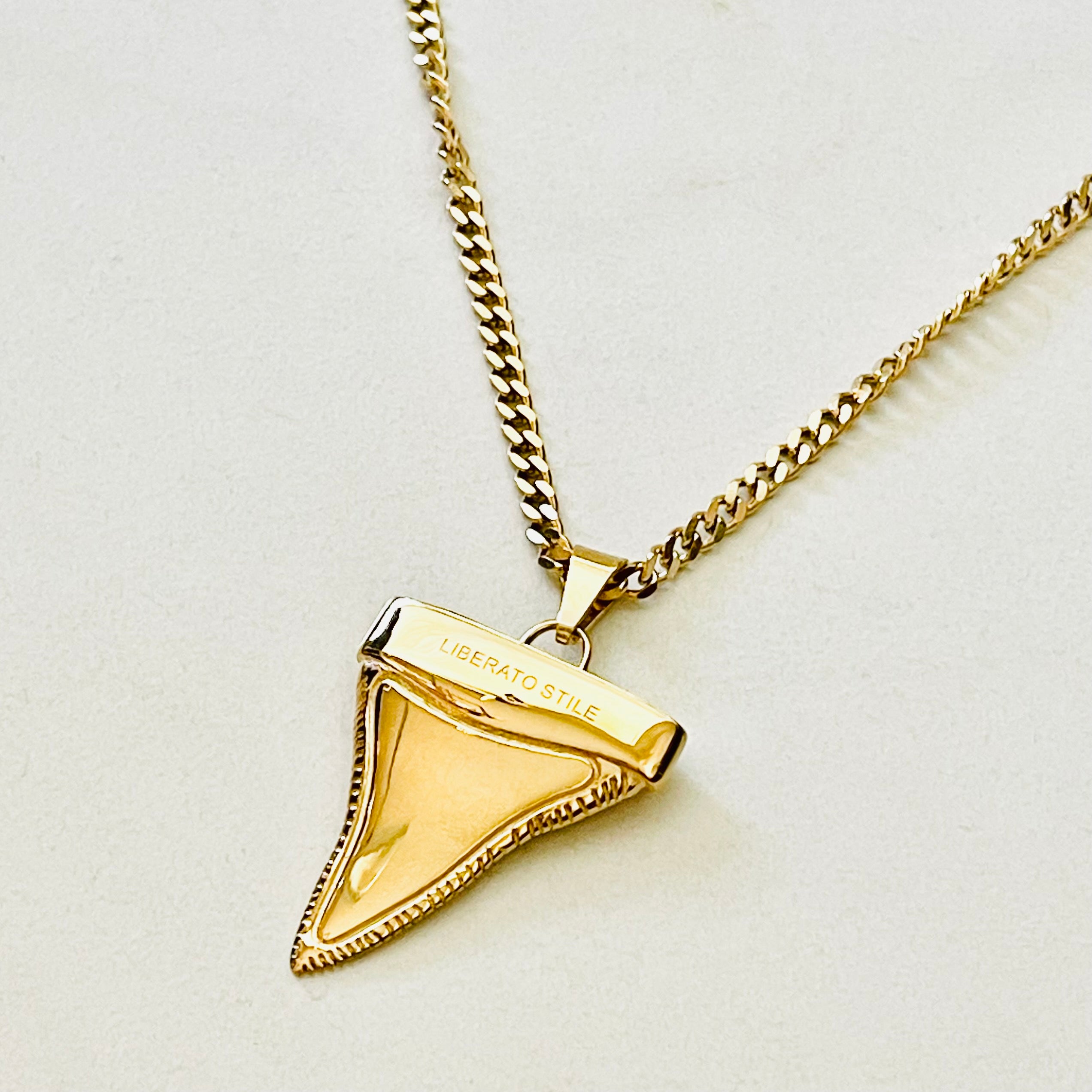 Liberato Stile's Cole Shark Tooth Necklace