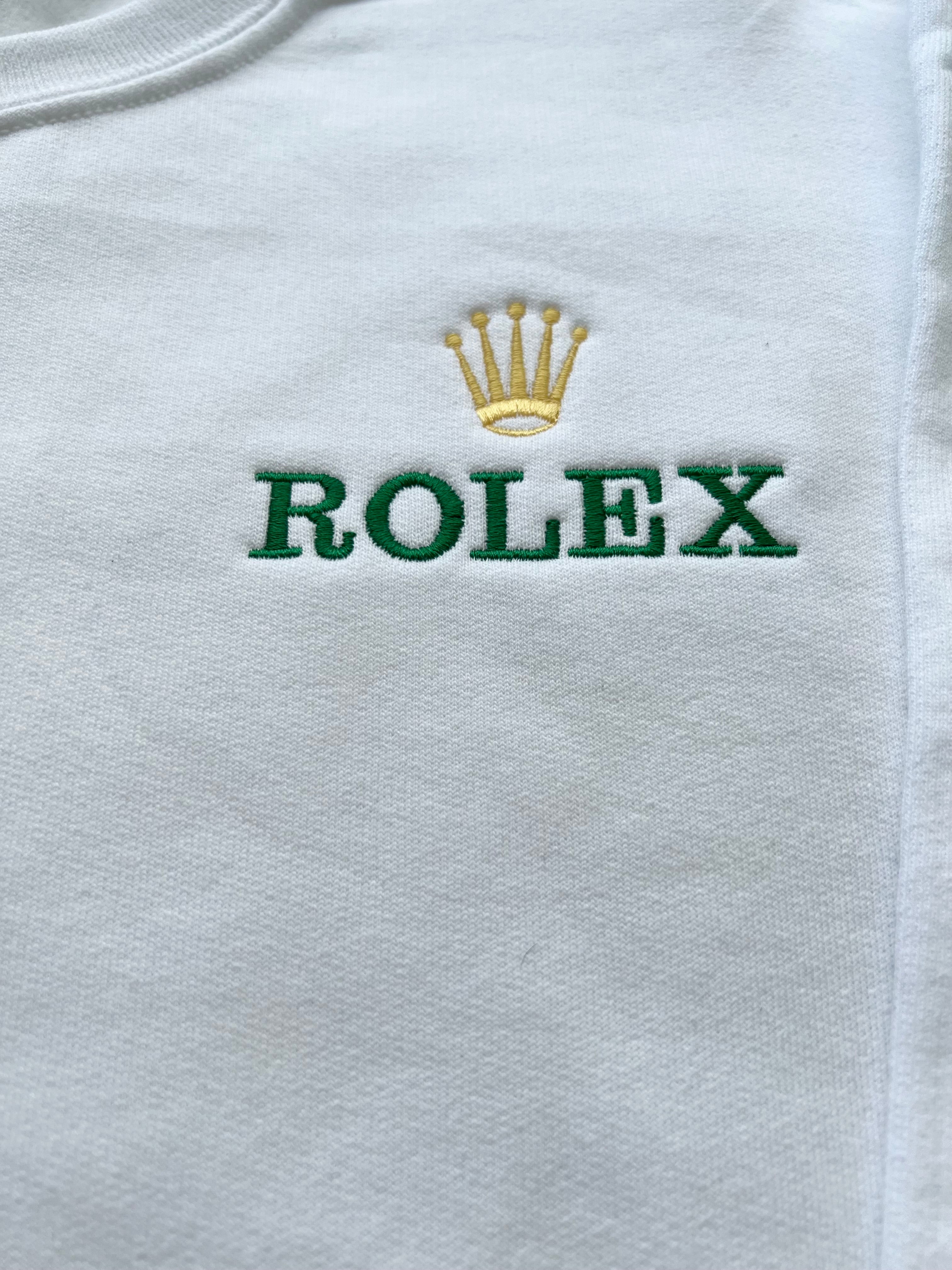 rolex sweatshirt embroidery